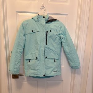 Arctix Winter Coat Mint Green/ Teal  Size Kids M
